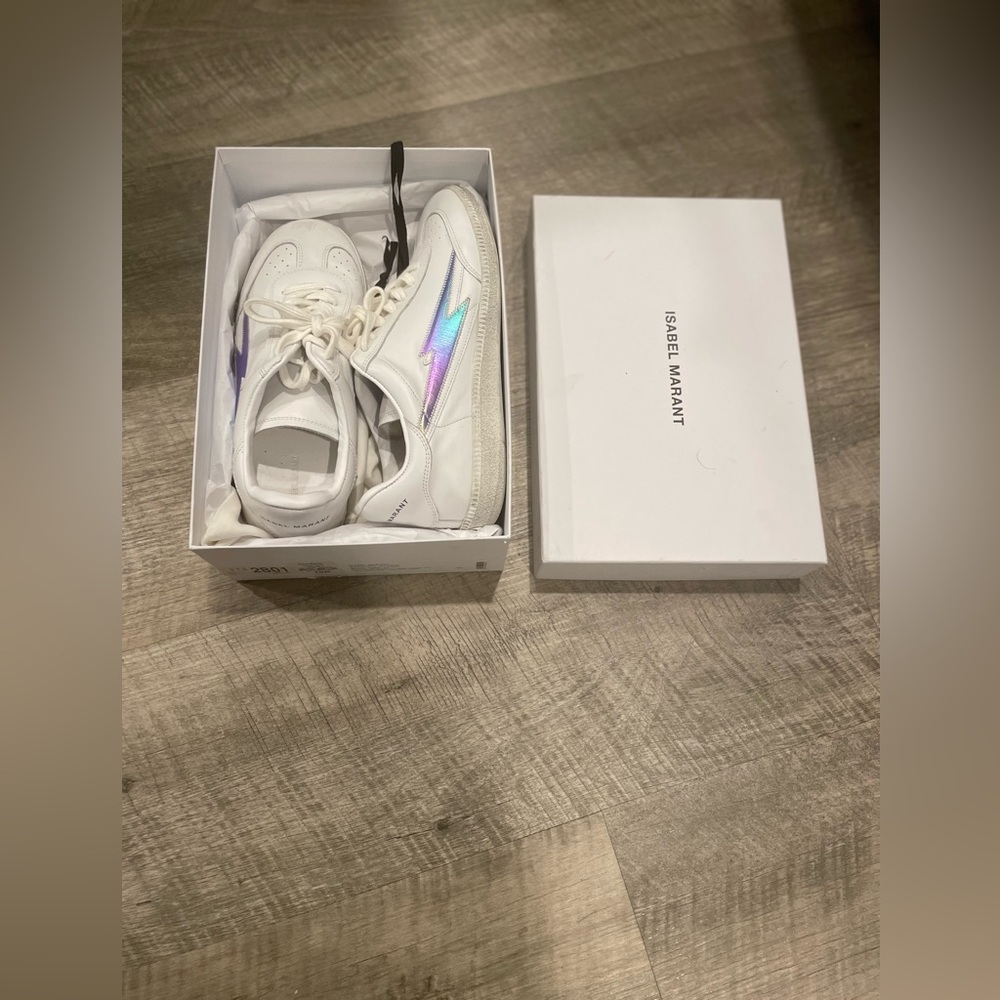 Retail $505 Isabel Marant Bryce Thunder Sneaker - Picture 10 of 14